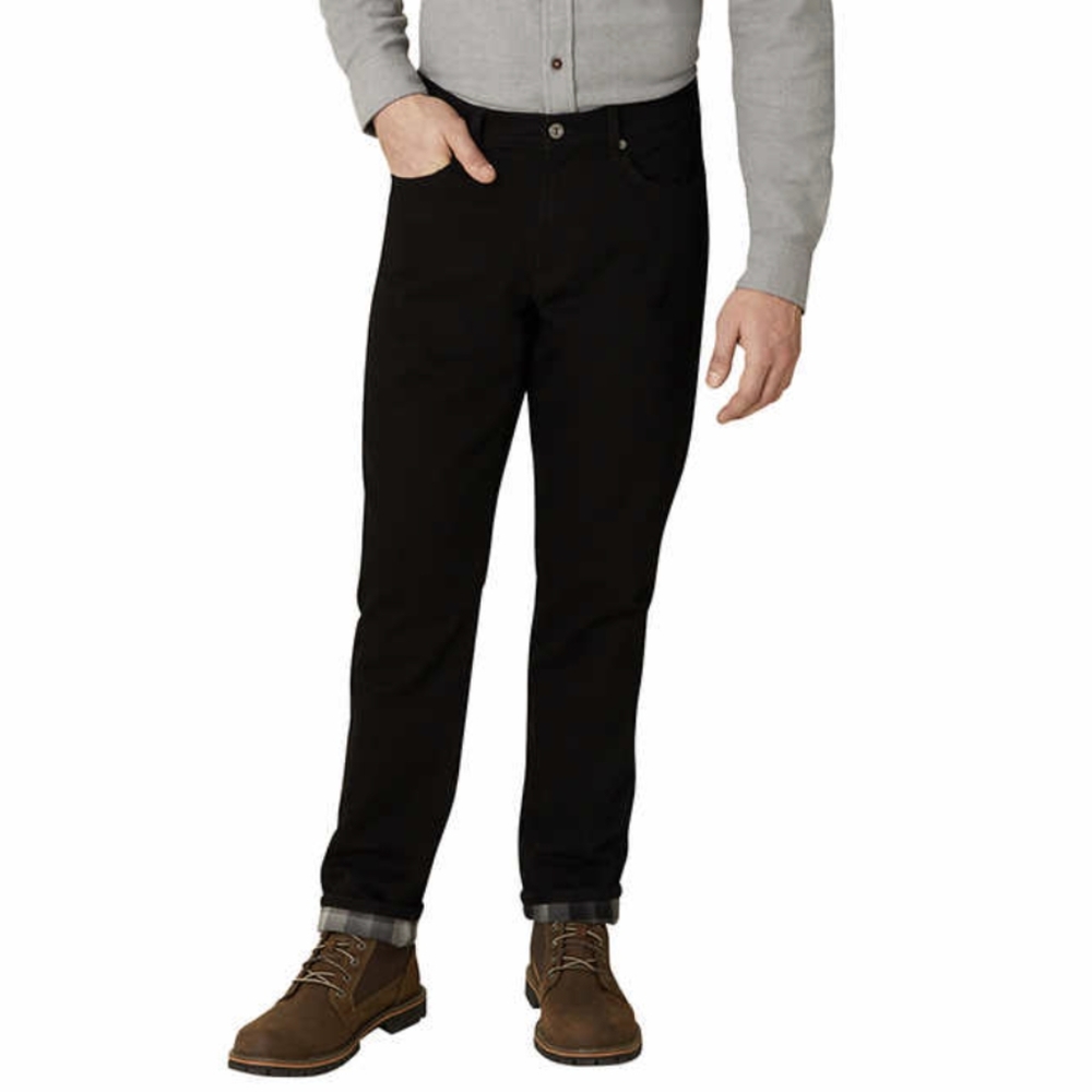 Eddie Bauer Men's Flannel Lined Denim